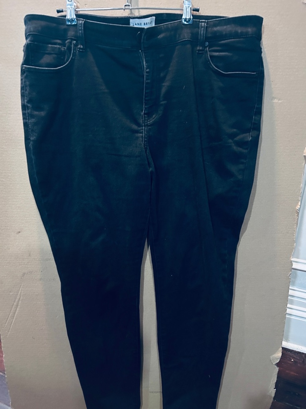 Lane Bryant Black‎ Stretch Chinos